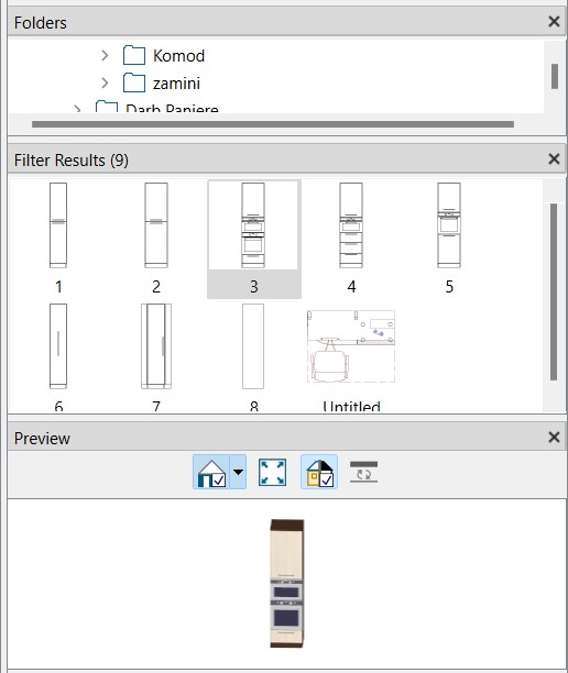 آبجکت کمد چیف آرشیتکت