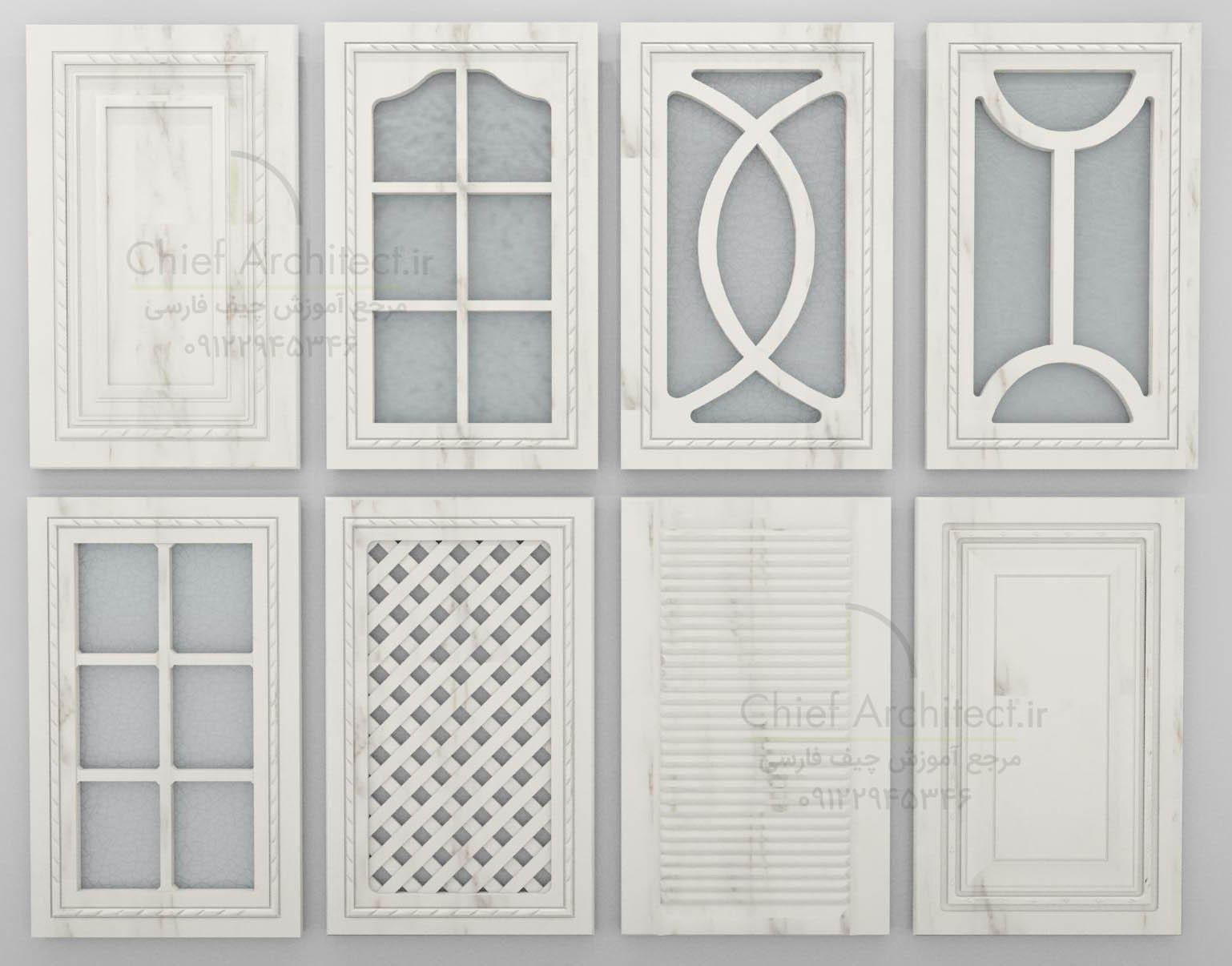 پکیج درب های قابی و کلاسیک و انزو