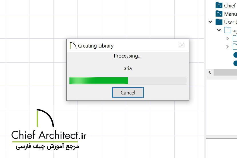 add material to chief architect user library wait
